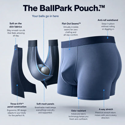 Men's Stretchable Ice Silk Underwear – Buy 1 Get 2 Free
