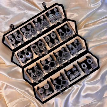 16-Pair Premium Jhumka Set for Women