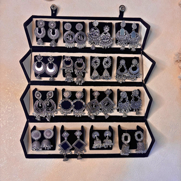 16-Pair Premium Jhumka Set for Women