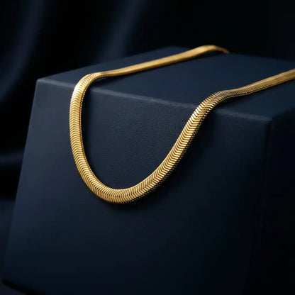 Men's Golden Snake Chain