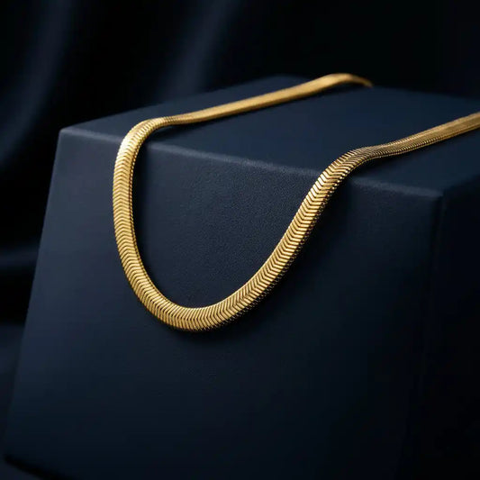 Men's Golden Snake Chain