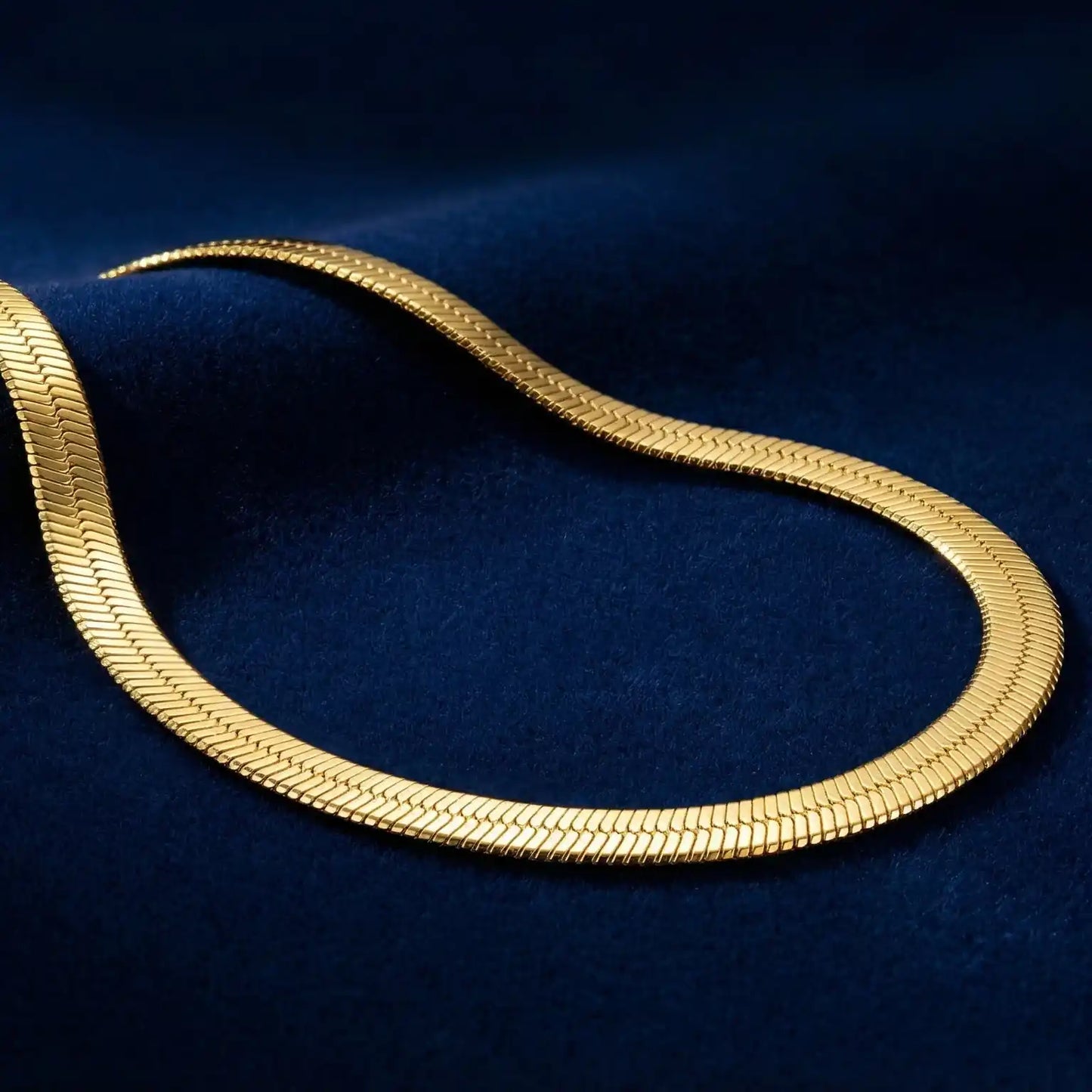 Men's Golden Snake Chain