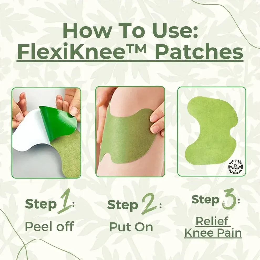 FlexiKnee™ – Herbal Knee Patch for Instant & Long-Lasting Relief