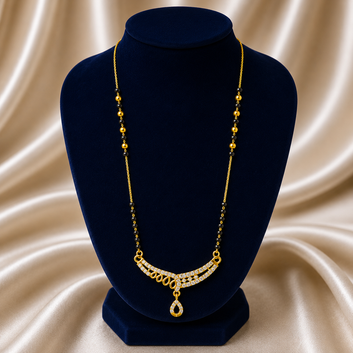 Crescent Charm Mangalsutra