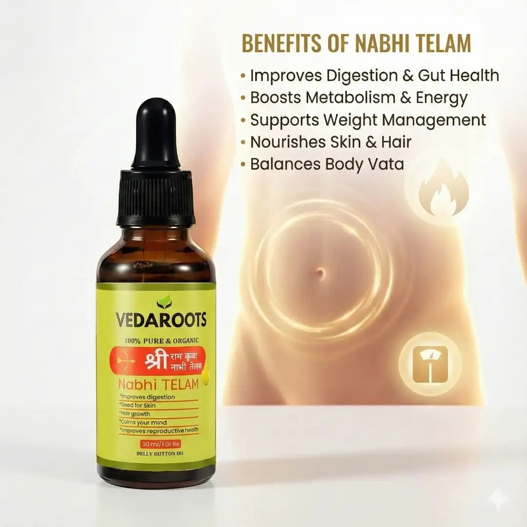 Ayurvedic Ramban Multi Benefit Nabhi Oil (Pack Of 2)